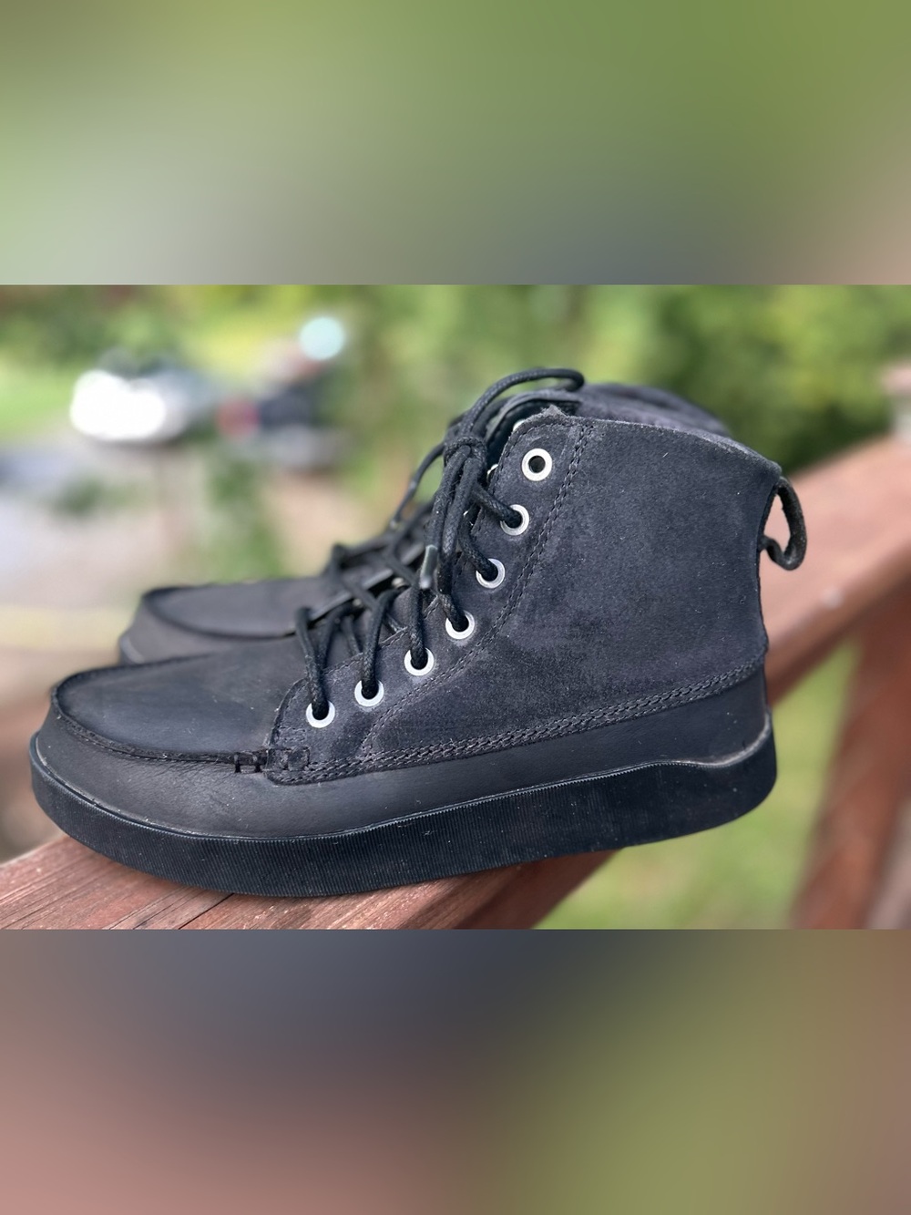 Olukai Molina Suede Waterproof Leather Chukka Boots